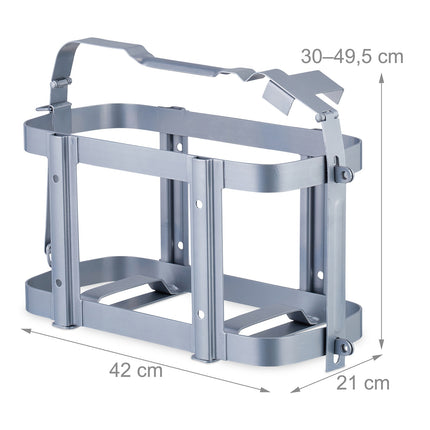 Lockable Iron Canister Holder for 10-20L Fuel