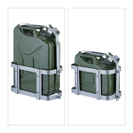 Lockable Iron Canister Holder for 10-20L Fuel