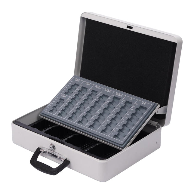 Lockable Iron Cash Box with Removable Insert