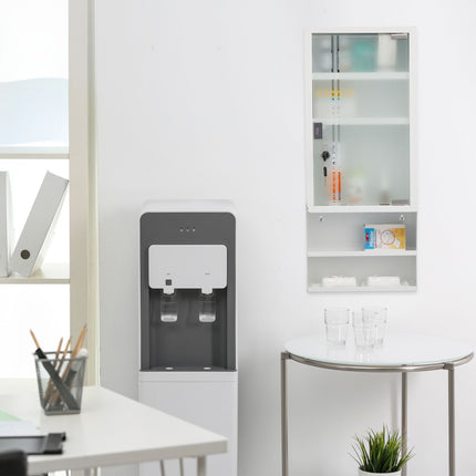 Armoire à pharmacie verrouillable avec porte vitrée