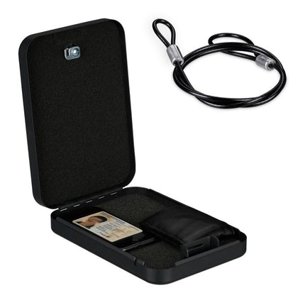 Lockable safety box