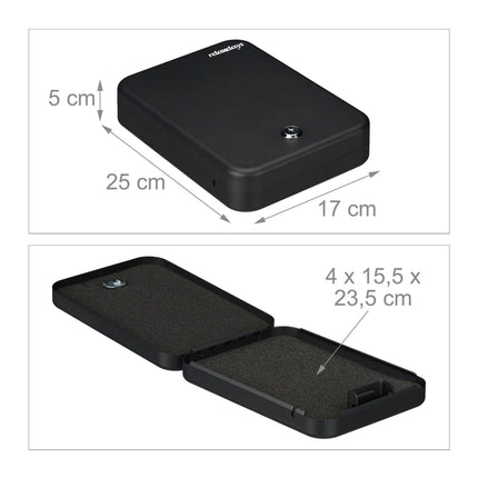 Lockable safety box