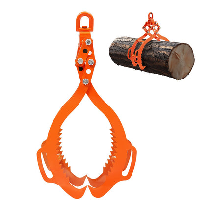 Log Lifting Tongs, 28 In 4-Claw, 2650 Lb Swivel