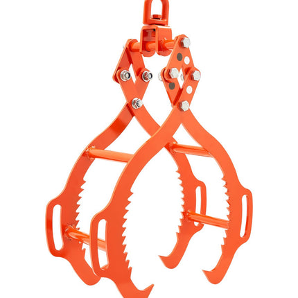 Log Lifting Tongs, 28 In 4-Claw, 2650 Lb Swivel
