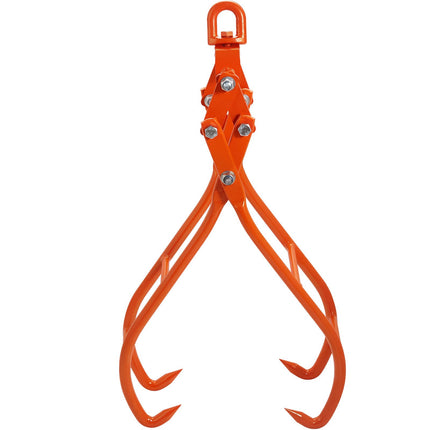 Log Lifting Tongs, 36 Inch 4-Claw Swivel, 3307 lb