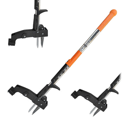 Long-Handled Dandelion Puller with Ejector, Steel