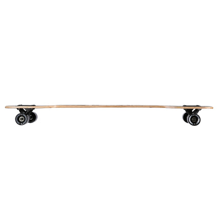 Longboard – Totenkopf-Design, Holzdeck