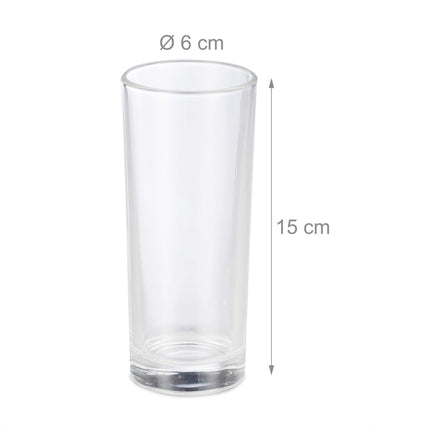 Sklenice na long drink, sada 12 ks