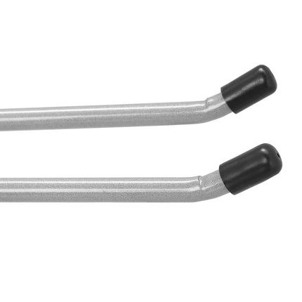 Long wall hook in silver
