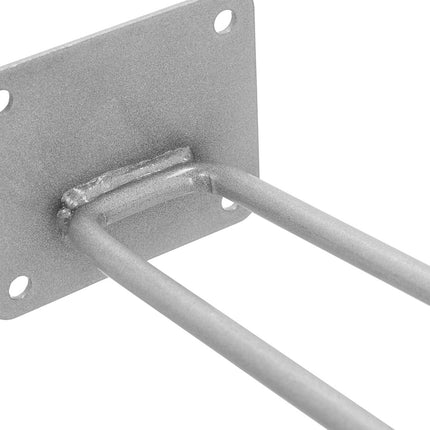 Long wall hook in silver