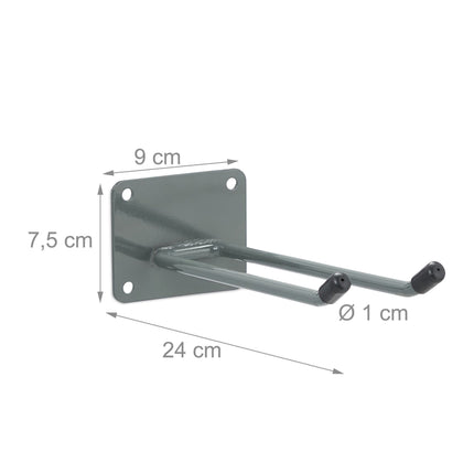 Long wall hook set of 3