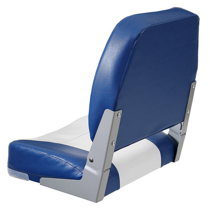 Low Back Folding Boat Seats, Waterproof Padded, 2 Pack