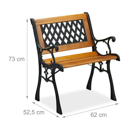 Chaise de jardin basse en bois