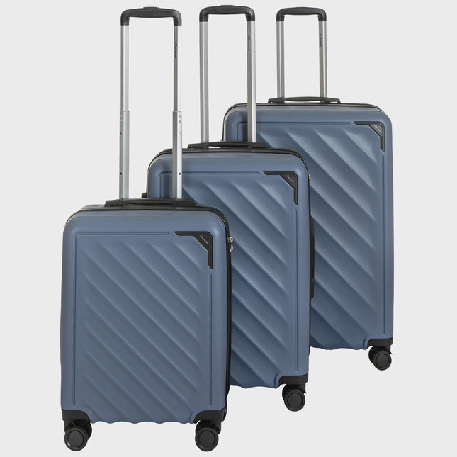 Gepäckset 3-teilig Blau – Kabine, Mittel, Groß