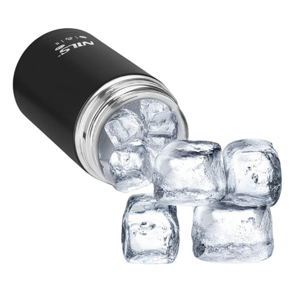 Lunch Thermos 1000ml, Black, Insulated Flask