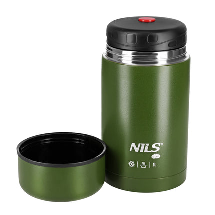 Thermo-Lunchbox 1000ml, Grün, Isolierflasche