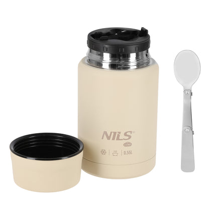 Lunch-Thermoskanne 550ml Edelstahl, auslaufsicher