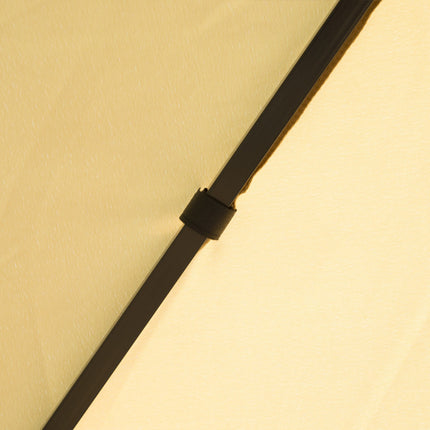 3x3m Beiges Gartenpavillonzelt - robustes Partyzelt