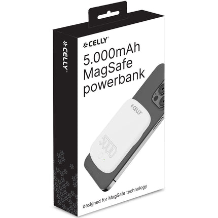 MAGPB5000PRO PowerBank 10W MagSafe Wireless Charging 5000mAh White