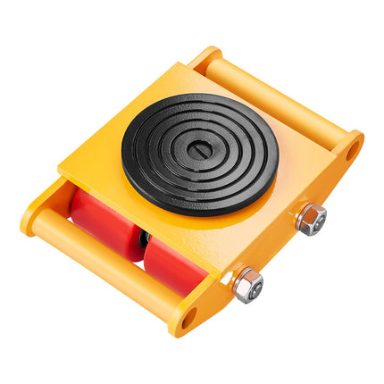 Machinery Skate Dolly 6 Ton, 4 PU Wheels, 360 Swivel