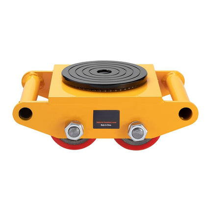 Machinery Skate Dolly 6 Ton, 4 PU Wheels, 360 Swivel