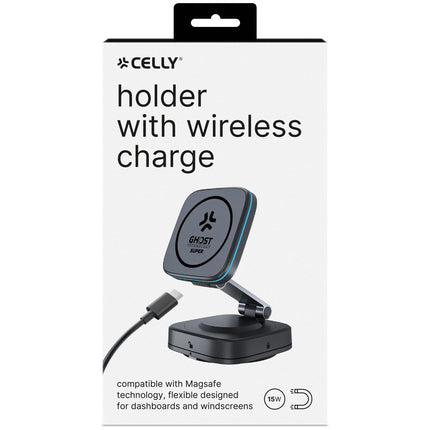MagSafe-Compatible Magnetic Phone Mount, Suction Cup, 360