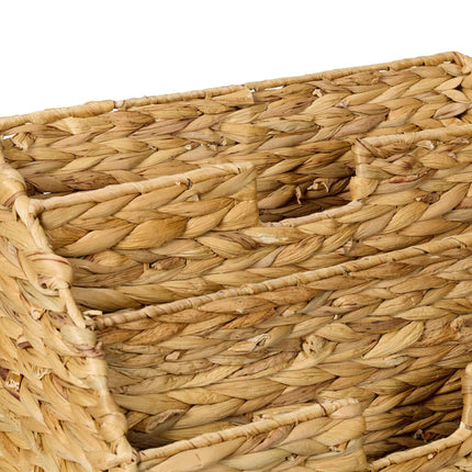 Magazine Holder, Water Hyacinth, 4 Compartments