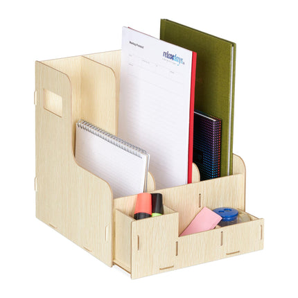 Boîte à magazines et à outils à 3 compartiments