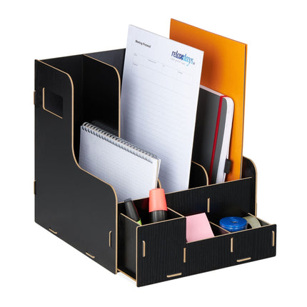 Boîte à magazines et à outils à 3 compartiments