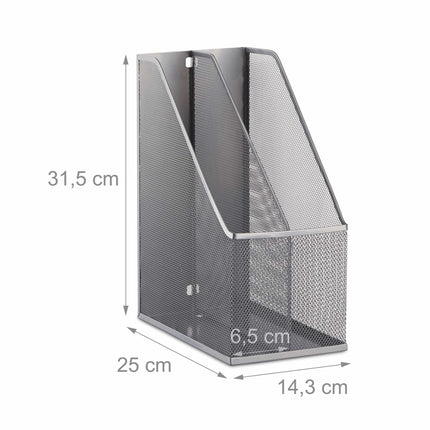 Magazine collector with 2 compartments