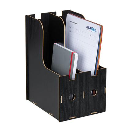 Magazine collector with 2 compartments for DIN A4