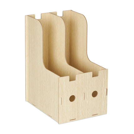 Magazine collector with 2 compartments for DIN A4