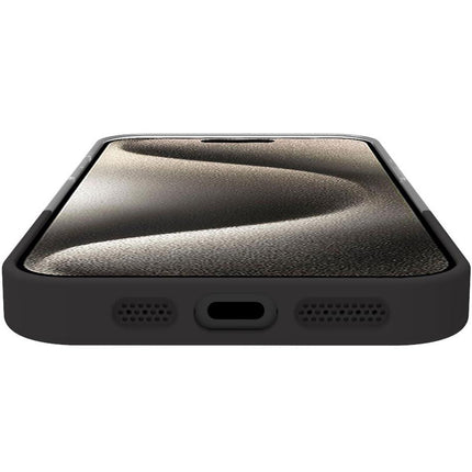 Magdual pouzdro kompatibilní s MagSafe iPhone 16, černá + průhledná