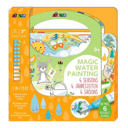 Zauberwasser-Malset für Kinder – 4 Jahreszeiten Design