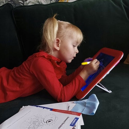 Magic board kids tablet Magic Drawing Pad LED drawing pens 16950
