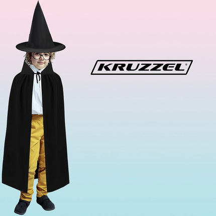 Magier/Zauberer Kostüm 4er Set Kruzzel 19555