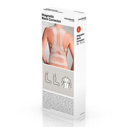 Magnetická zádová opora InnovaGoods – XL