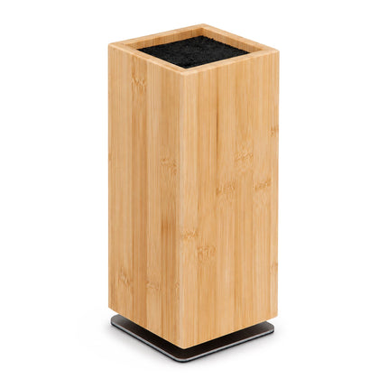 Magnetic Bamboo Knife Block with Bristle Insert