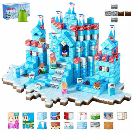 Magnetic Building Blocks, 150-Piece STEM Cubes, Ages 3+