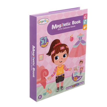 Magnetic Dress-Up Puzzle Book for Kids, 51 Pieces