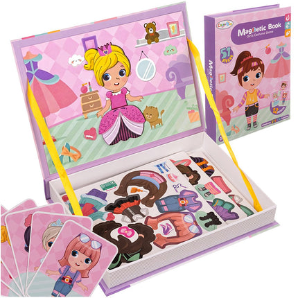 Magnetic Dress-Up Puzzle Book for Kids, 51 Pieces
