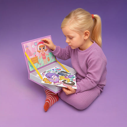 Magnetic Dress-Up Puzzle Book for Kids, 51 Pieces
