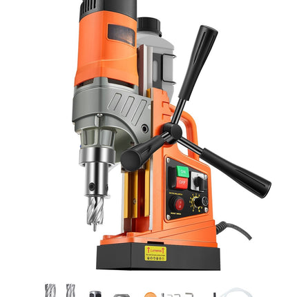 Magnetic Drill Press, 1450W, 1.6 in, Variable Speed