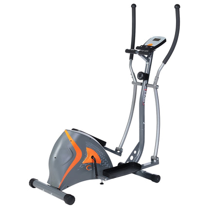 Magnetischer Crosstrainer, Grau – Heim-Fitnessgeräte
