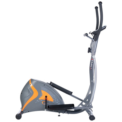 Magnetischer Crosstrainer, Grau – Heim-Fitnessgeräte