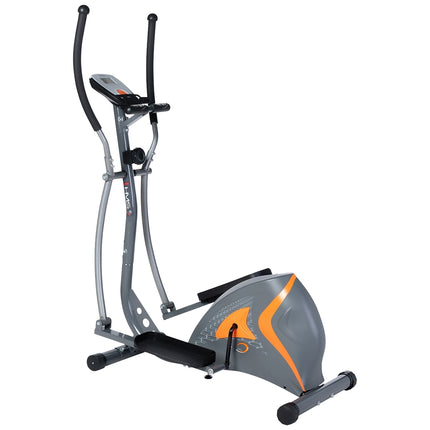 Magnetischer Crosstrainer, Grau – Heim-Fitnessgeräte