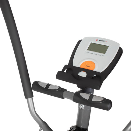 Magnetischer Crosstrainer, Grau – Heim-Fitnessgeräte