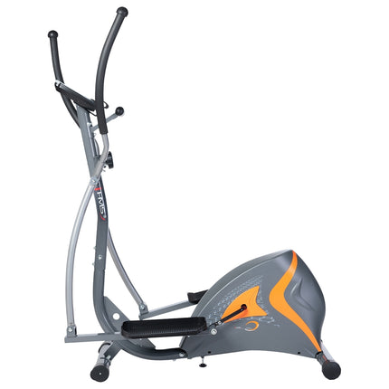Magnetischer Crosstrainer, Grau – Heim-Fitnessgeräte