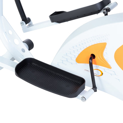 Magnetischer Ellipsentrainer, weiß, Heim-Fitnessgerät
