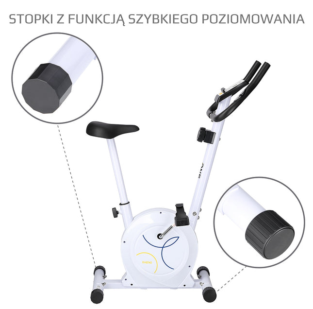 Magnetisches Ergometer, Verstellbarer Widerstand, Weiß